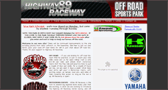 Desktop Screenshot of 89raceway.com